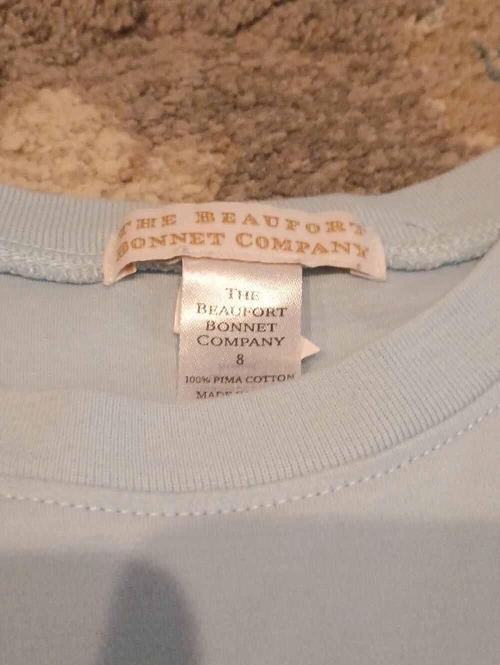 The Beaufort Bonnet Company Light Blue Pocket Tee - Picture 2 of 3